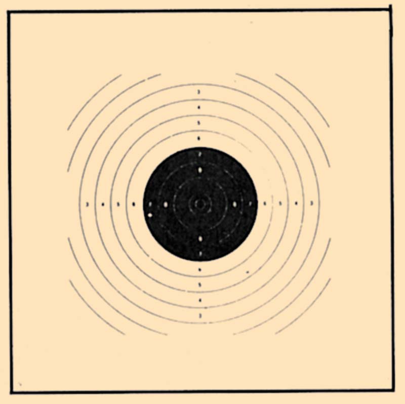 AKAH Spiegel für Luftpistolen-Scheibe 14 x 14 cm