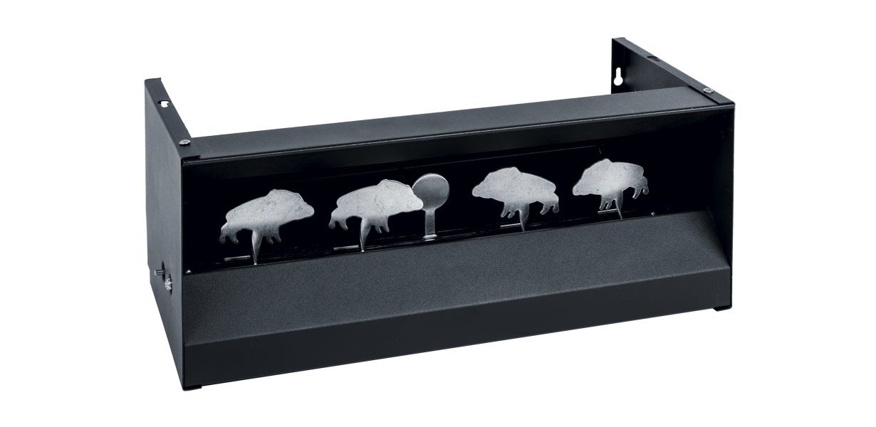 Silhouettenkasten mit 5 Zielen