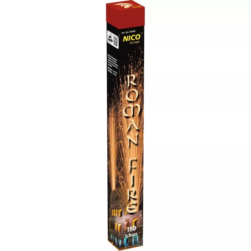 Nico Feuerwerk Roman Fire, 180 Schuss