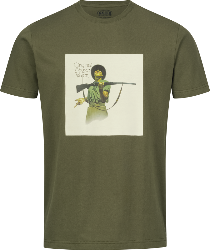 Mauser Herren Original T-Shirt Matt Oliv L