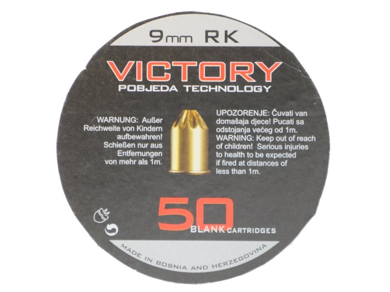 Alljagd Victory Platzpatronen 9mm R++ 50er Dose