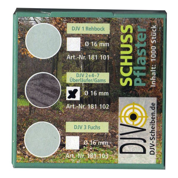 DJV Schusspflaster grau