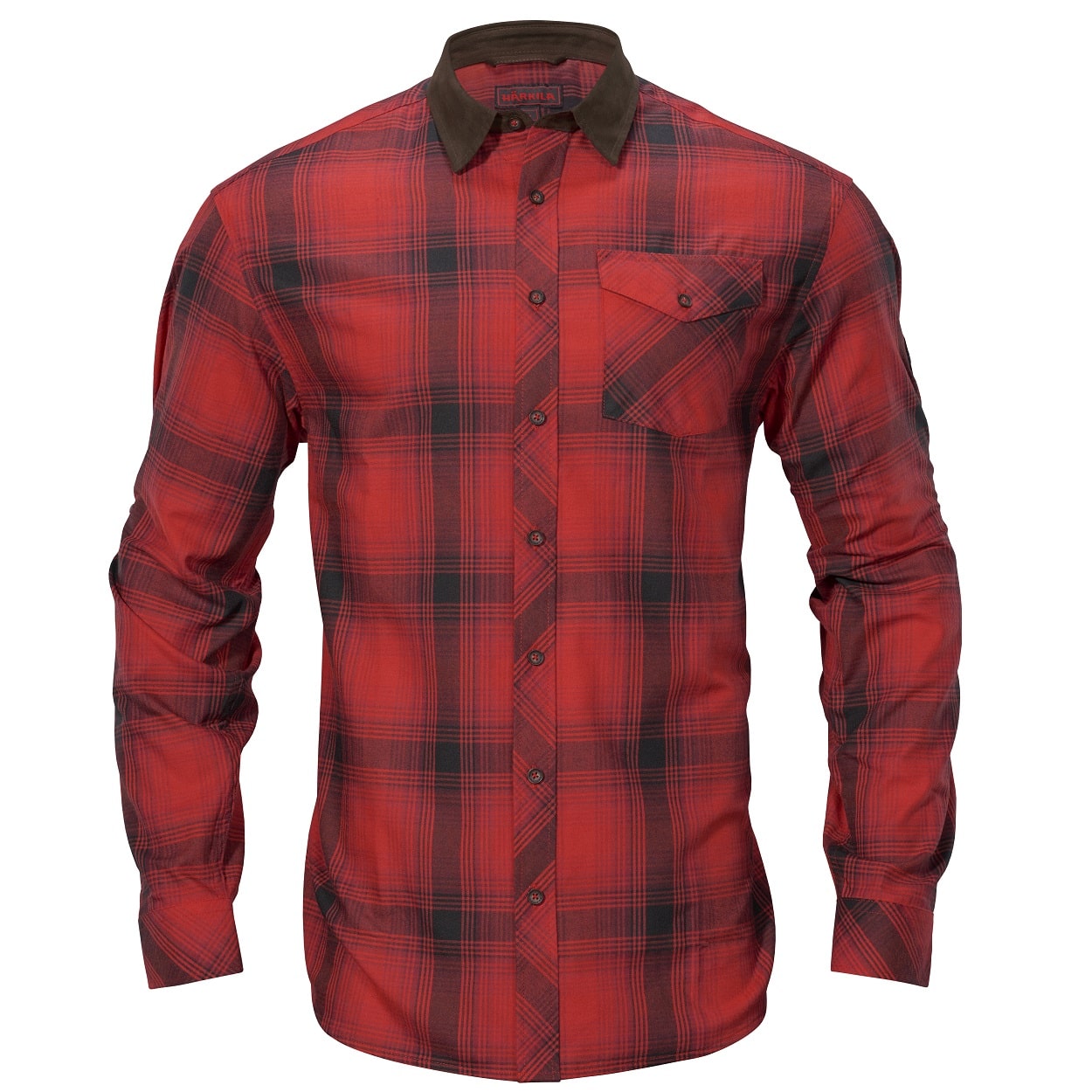 Härkila Driven Hunt Hemd Red/Black check M