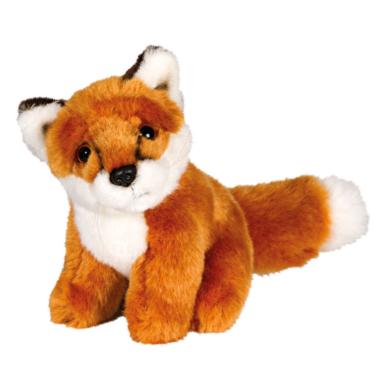 AKAH Plüschtier sitzender Fuchs