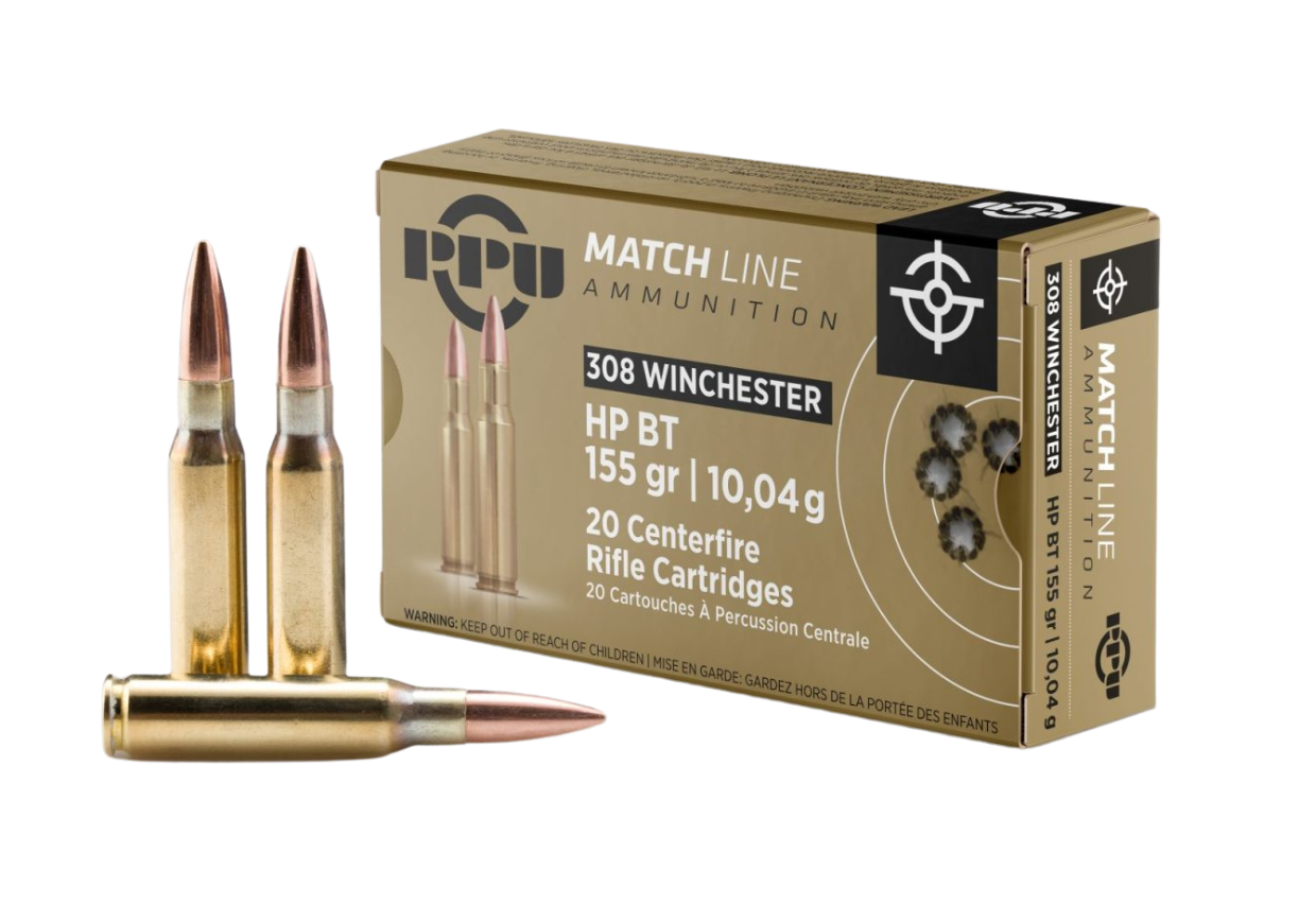 PRVI Partizan PPU .308 Win Match HP 10,04g 155gr