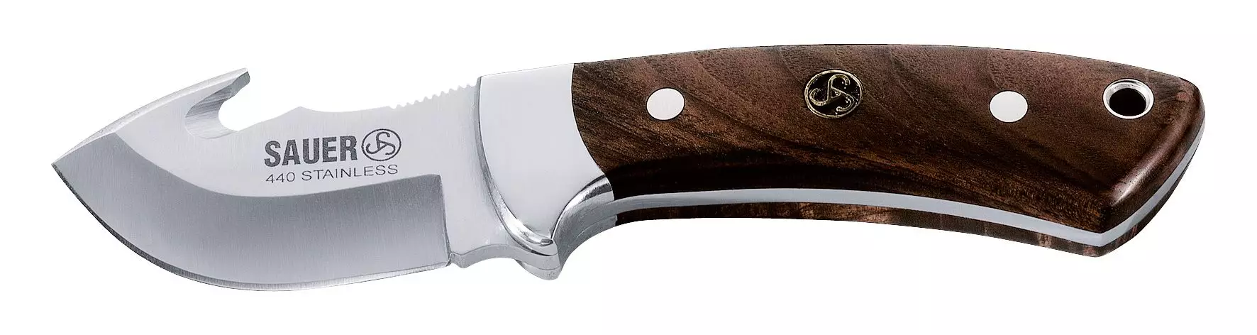 J.P. SAUER & SOHN MESSER  Jagdskinner Walnuss