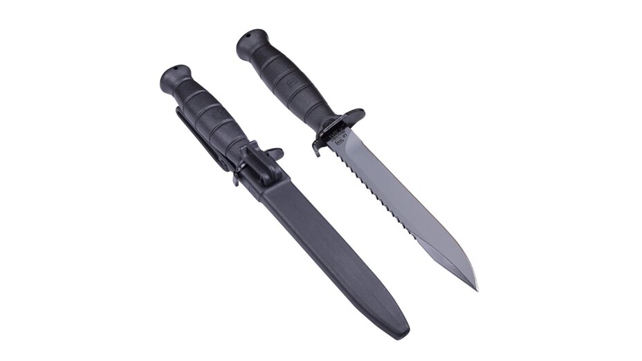 GLOCK Field Knife FM 81, black, with saw.