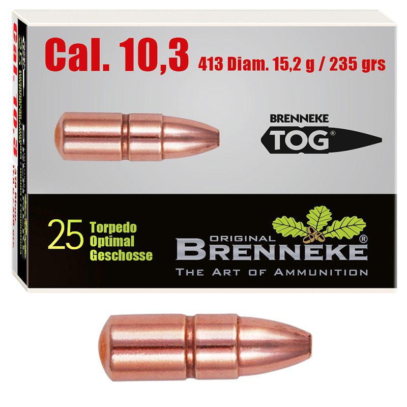 BRENNEKE Geschoss 10,3 mm TOG