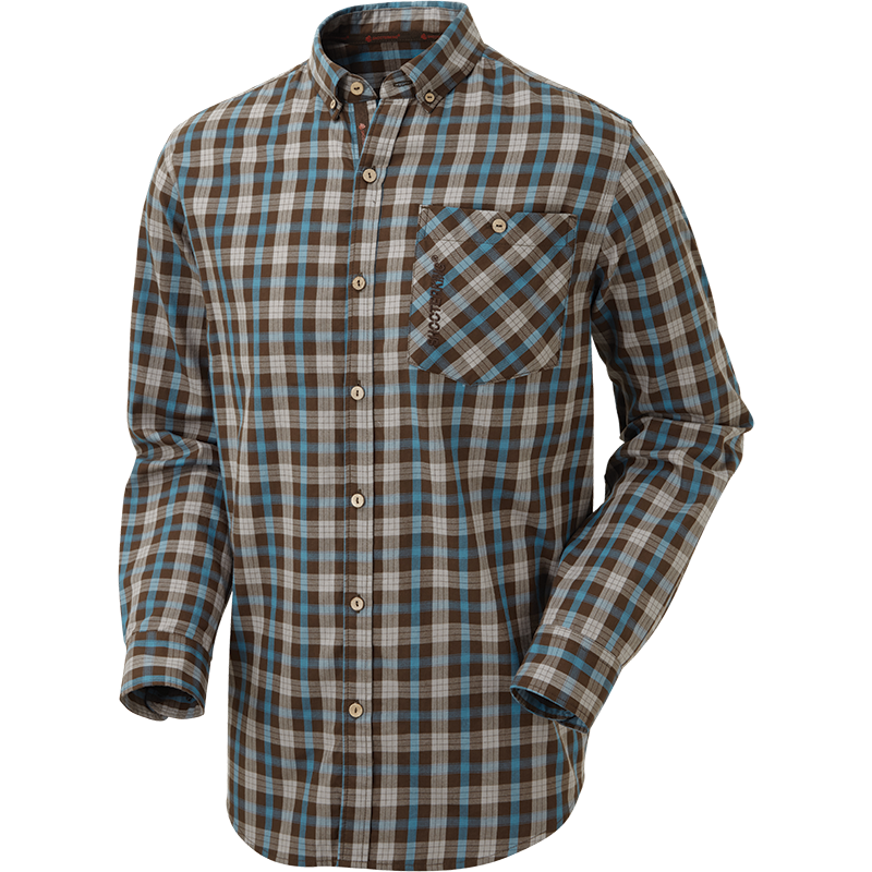 SHOOTERKING Moorland Shirt Seeblau/Braun Herren