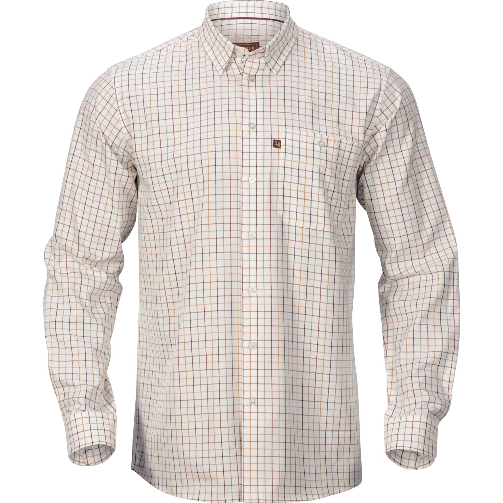 Härkila Hemd Retrieve in Burgundy Check