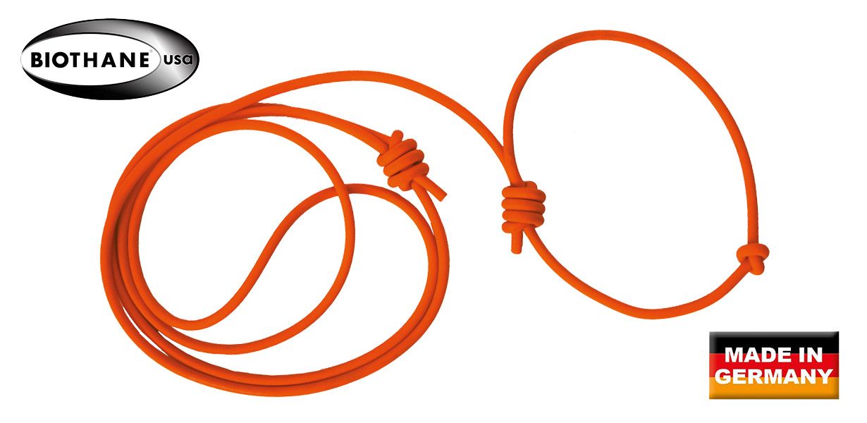 AKAH BioThane® Umhängeleine mit Halsung rund