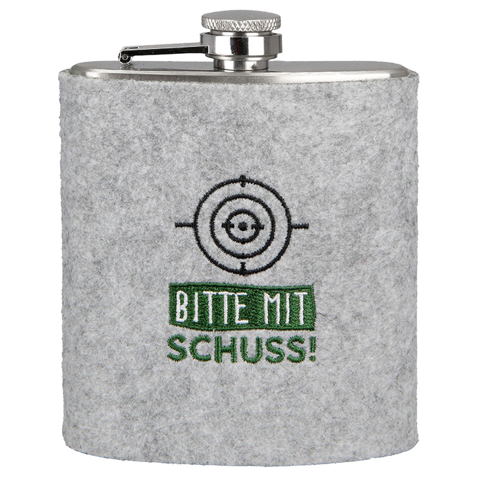 Flachmann BITTE MIT SCHUSS