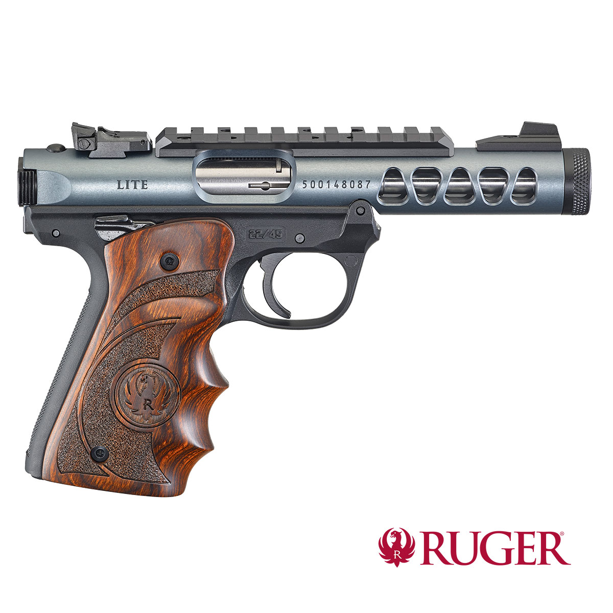RUGER Mark IV 22/45 Lite Diamond Gray 4,4"