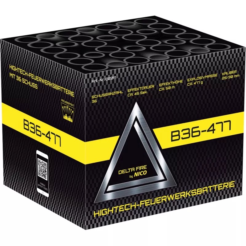 Nico Feuerwerk Delta-Fire B36-477, 36 Schuss